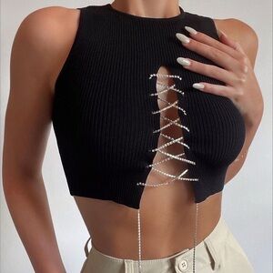 LIONESS Hilton tank / crop top / like new